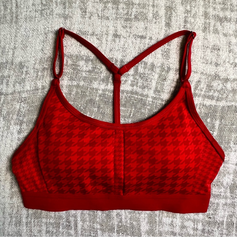 Nike • Red Indy Running Sports Bra • Sz SM